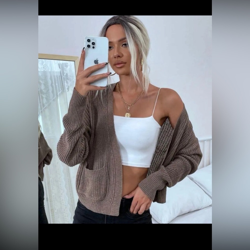 SHEIN- Brown Cardigan